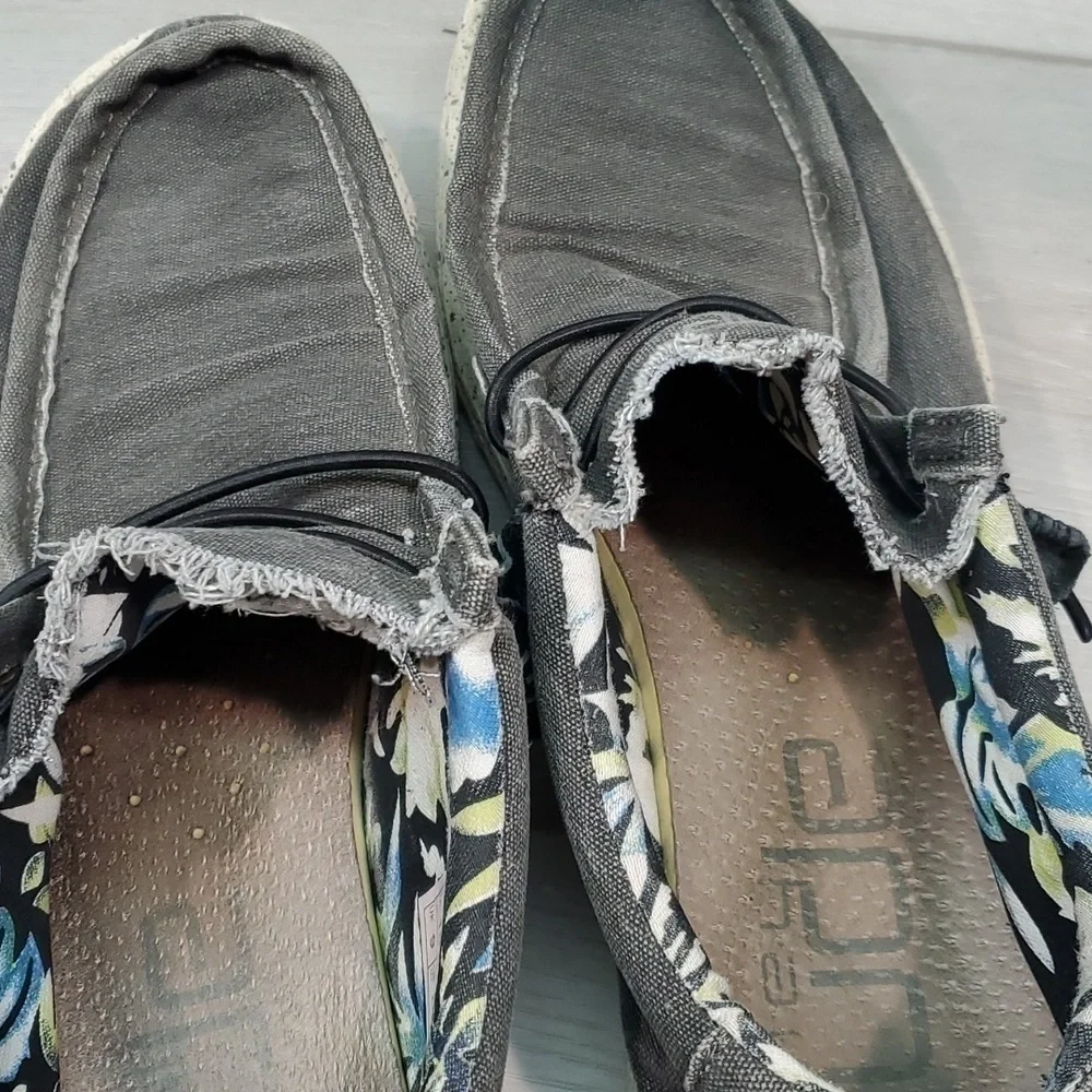 Hey Dude Mens Wally Stretch Loafer Slip On shoes sz 10